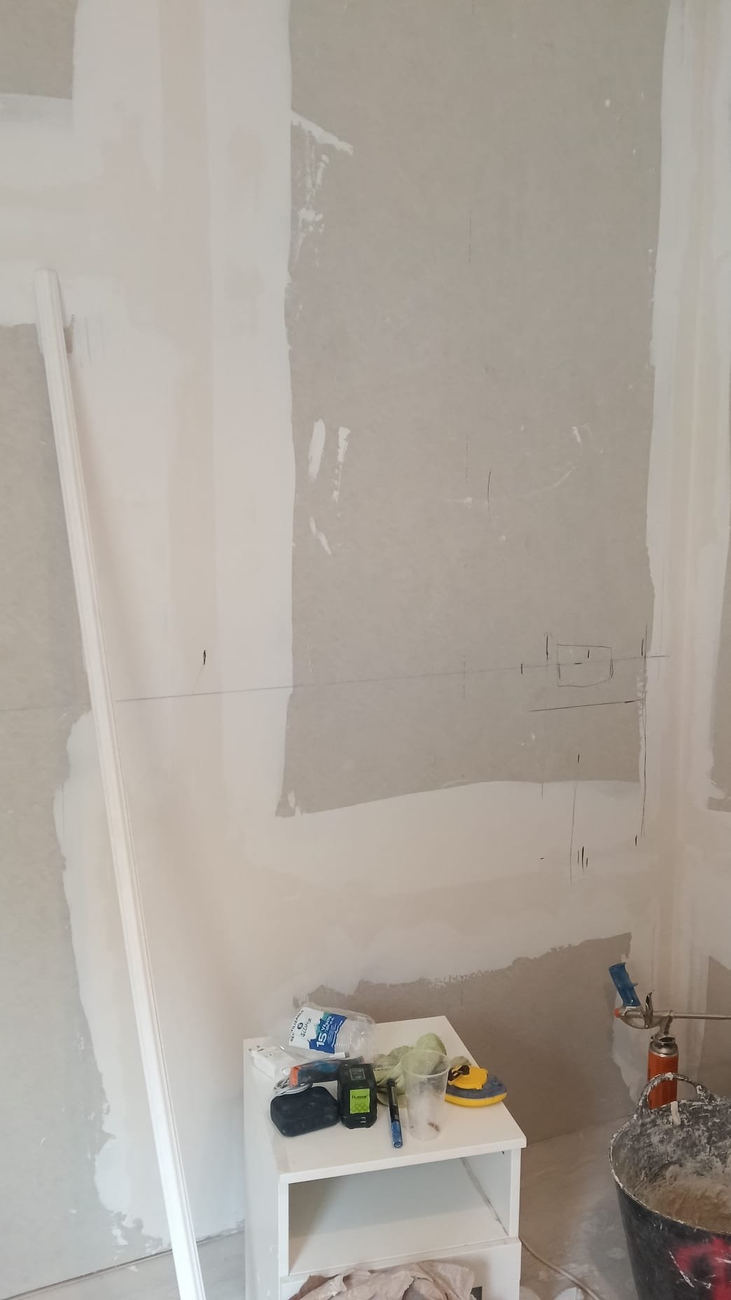 Trasdosado de pladur en pared