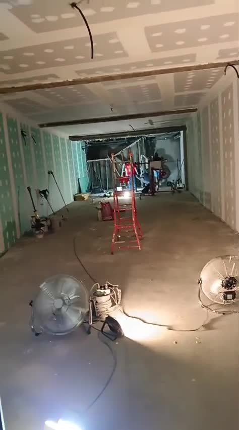 Reforma en curso, estructura de pladur